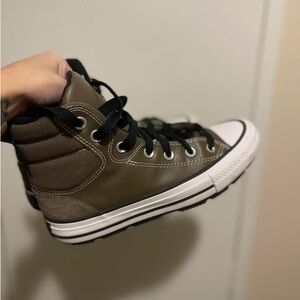 Converse High-Top Sneakers - Brown & Black